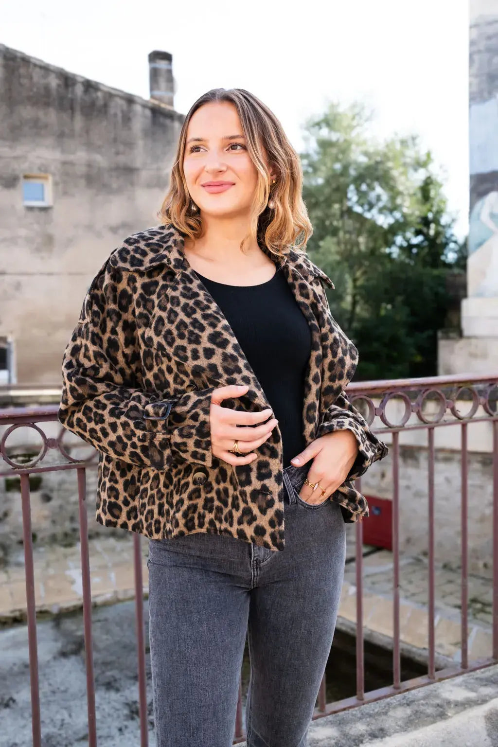 Hedy Trenchcoat - Leopard