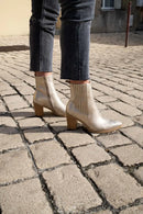 Bottines Paris Dorées