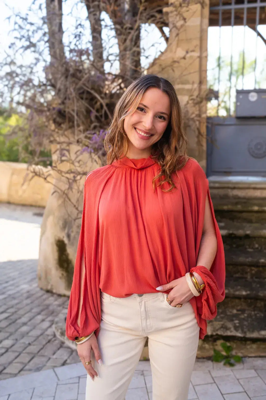 Bluzka Stella – Terracotta