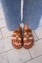 Camel Sun Mules