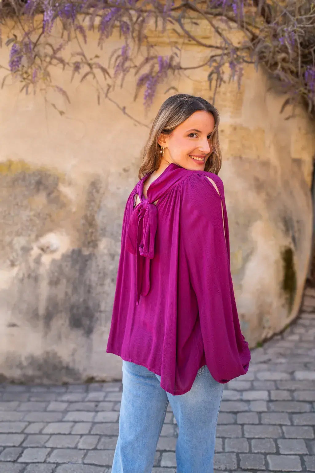 Blusa Stella Frambuesa