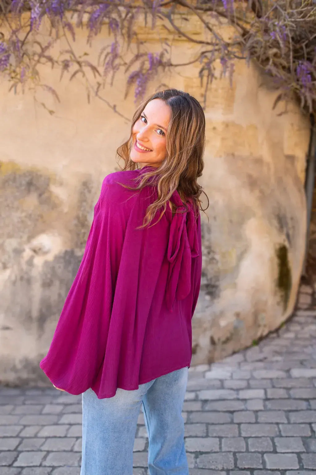 Blusa Stella Frambuesa