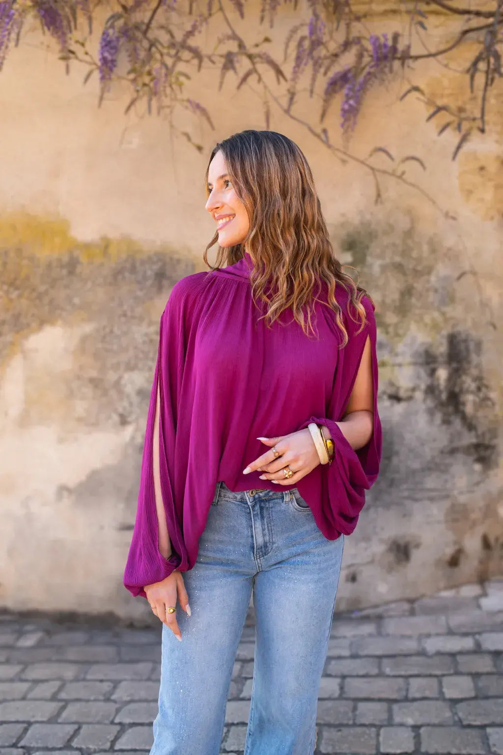 Blusa Stella Frambuesa