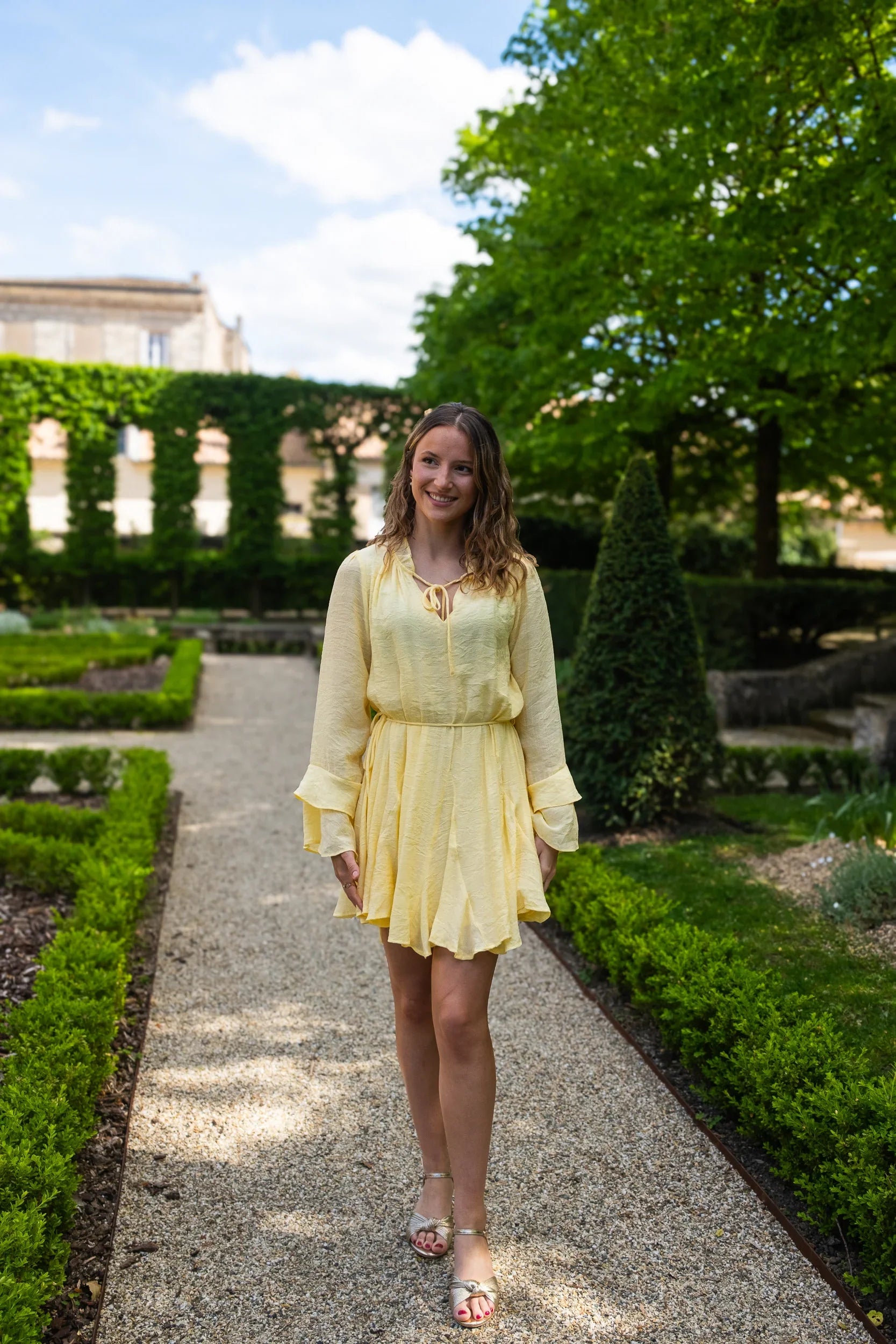 Tory Yellow Dress