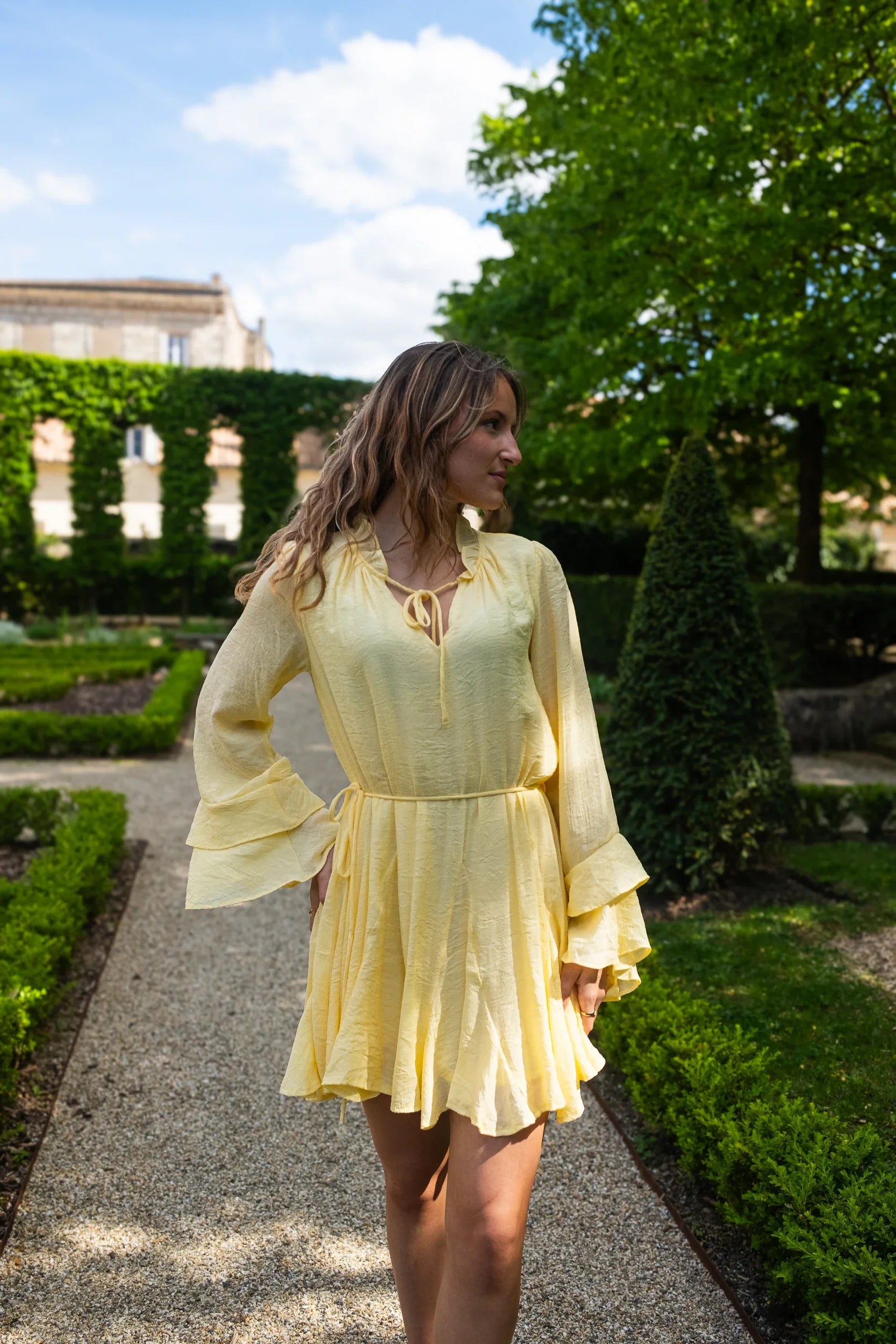 Tory Yellow Dress