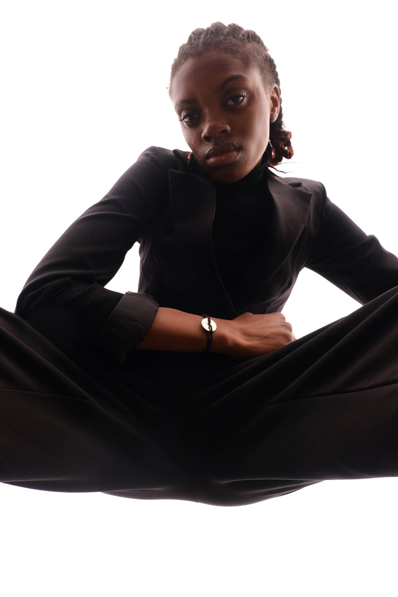 Bracelet Grenelle - Rayé Beige Et Bleu