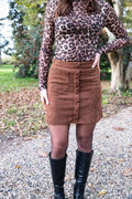 Falda Betty - Chocolate