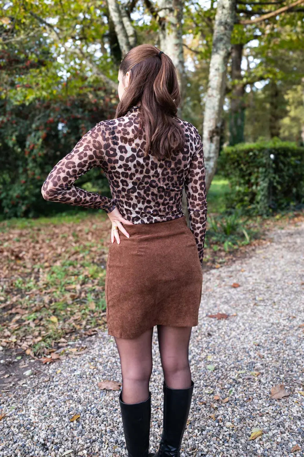 Falda Betty - Chocolate