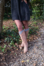 Vanina Taupe cowboy boots