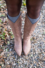 Vanina Taupe cowboy boots