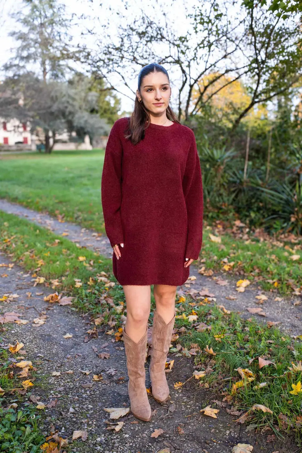 Vanina Taupe cowboy boots