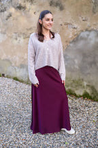 Spódnica Lyra – Śliwkowa