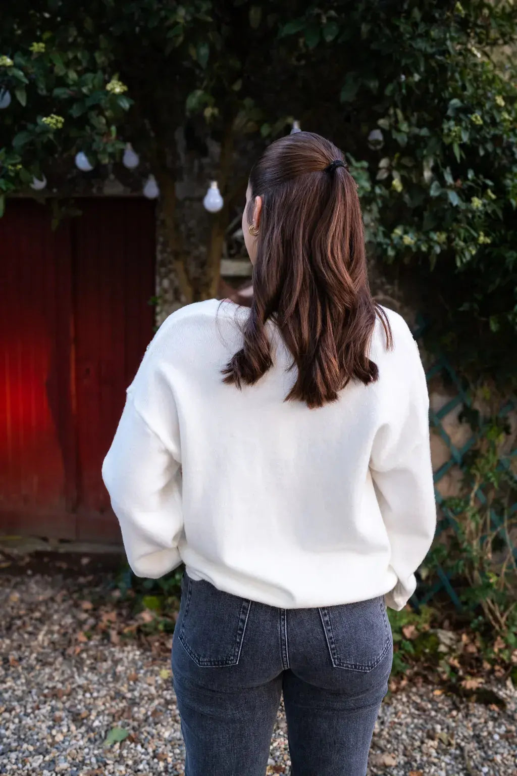 Cardigan Albertine - Panna