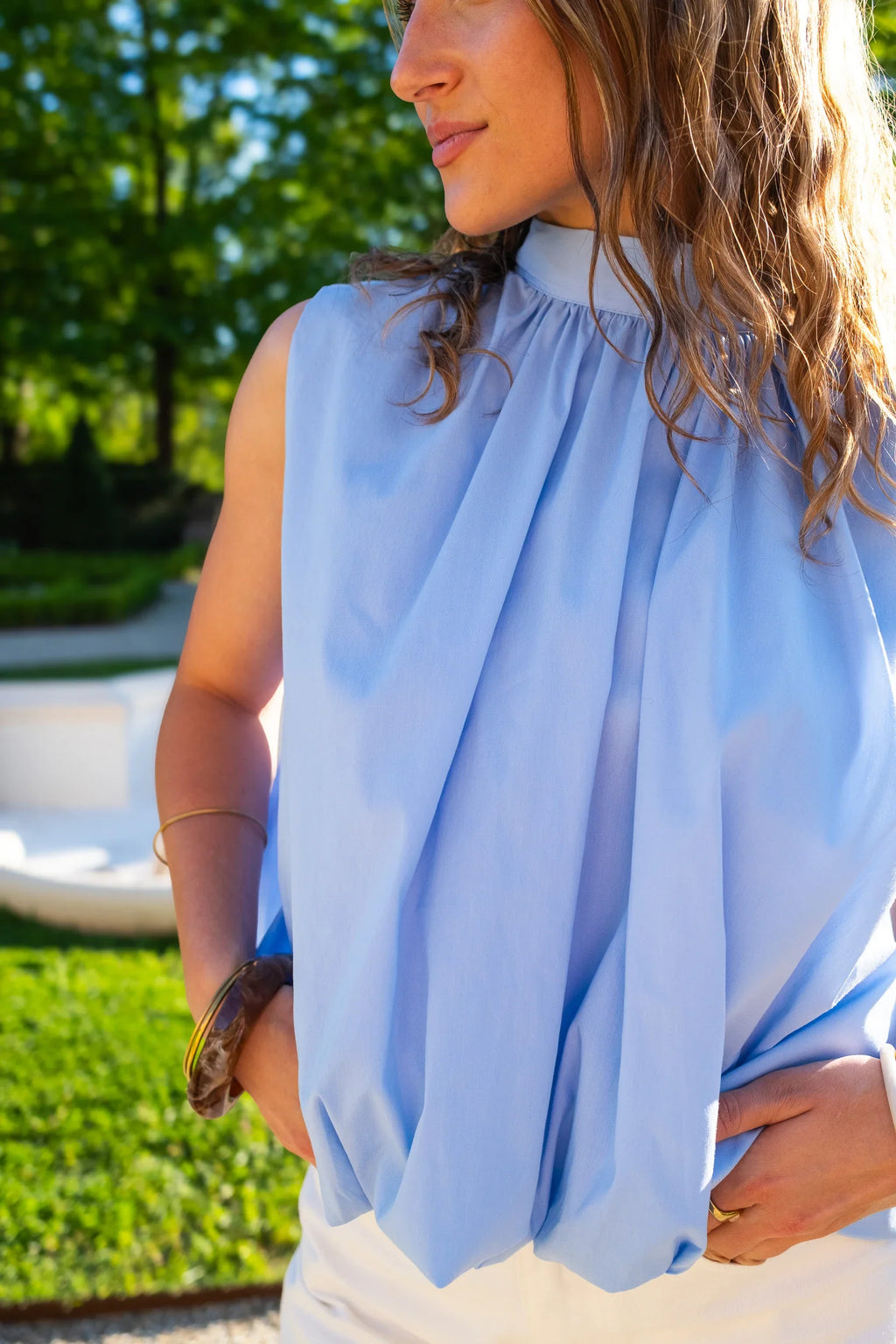 Blue Pia Blouse