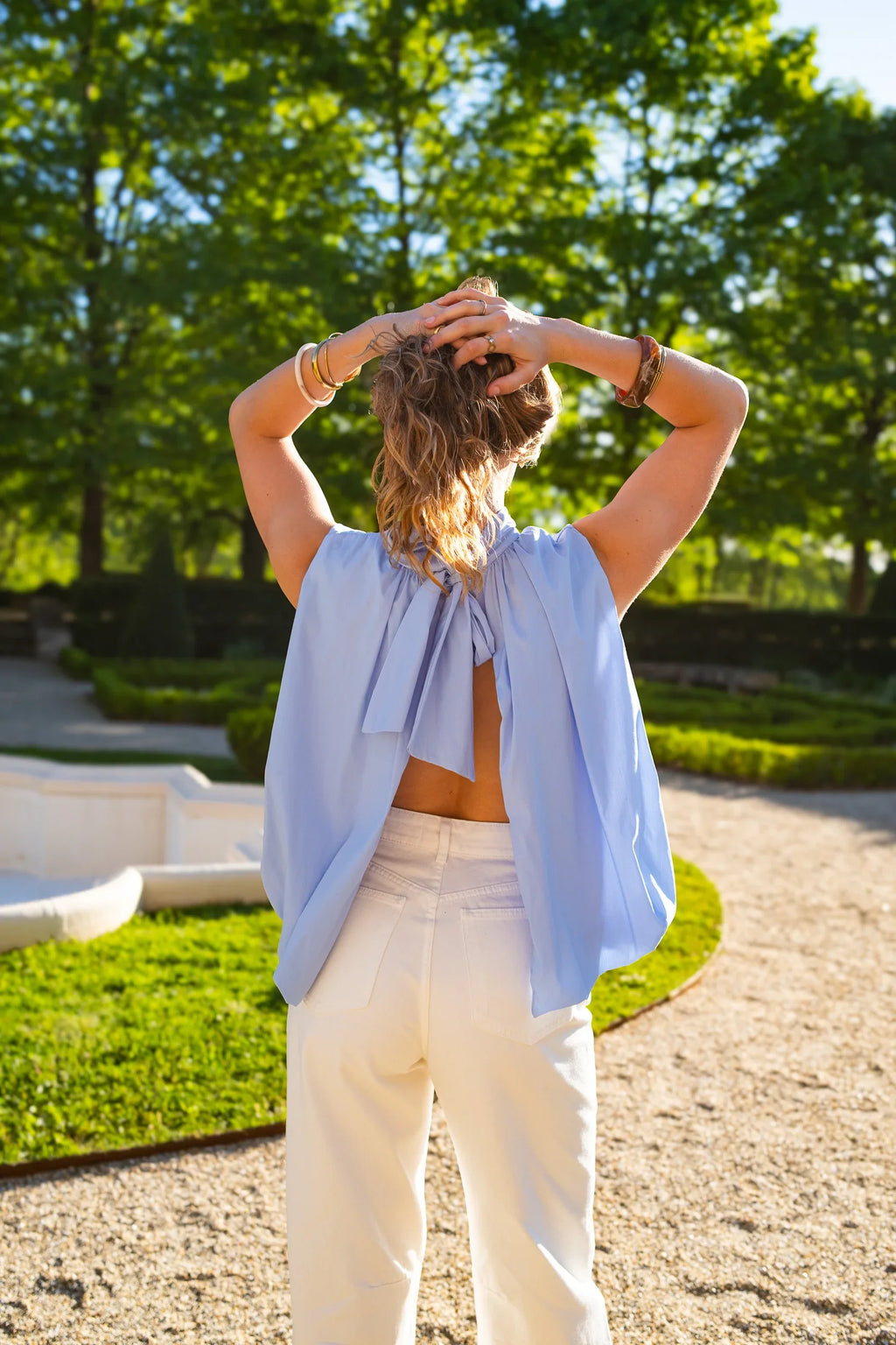 Blue Pia Blouse