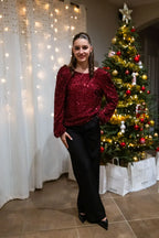 Blusa Orphéa - Burdeos