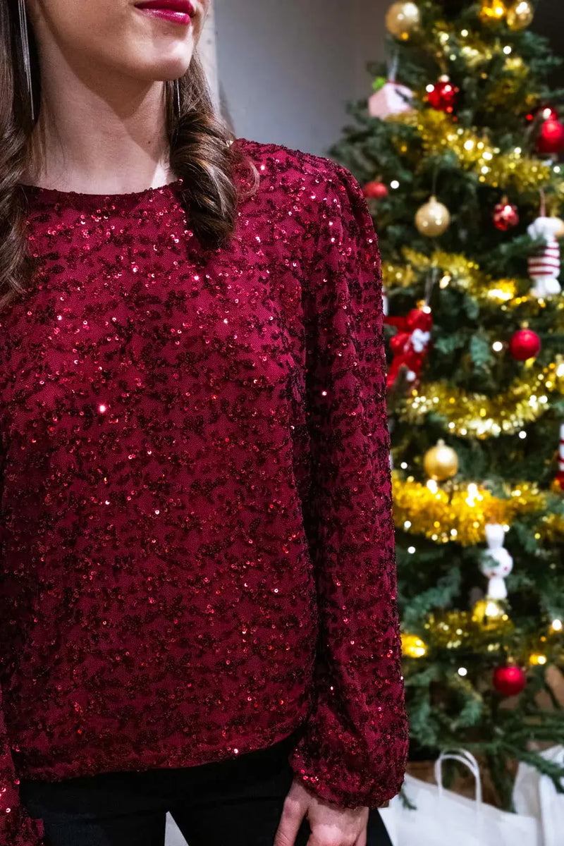 Blouse Orphéa Bordeaux