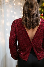 Blusa Orphéa - Burdeos