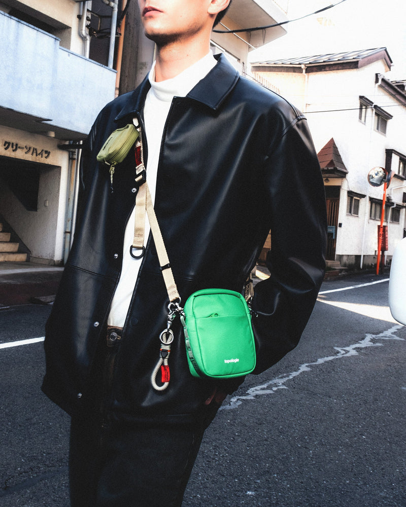8Mm Loop Key Holder - Neon Yellow