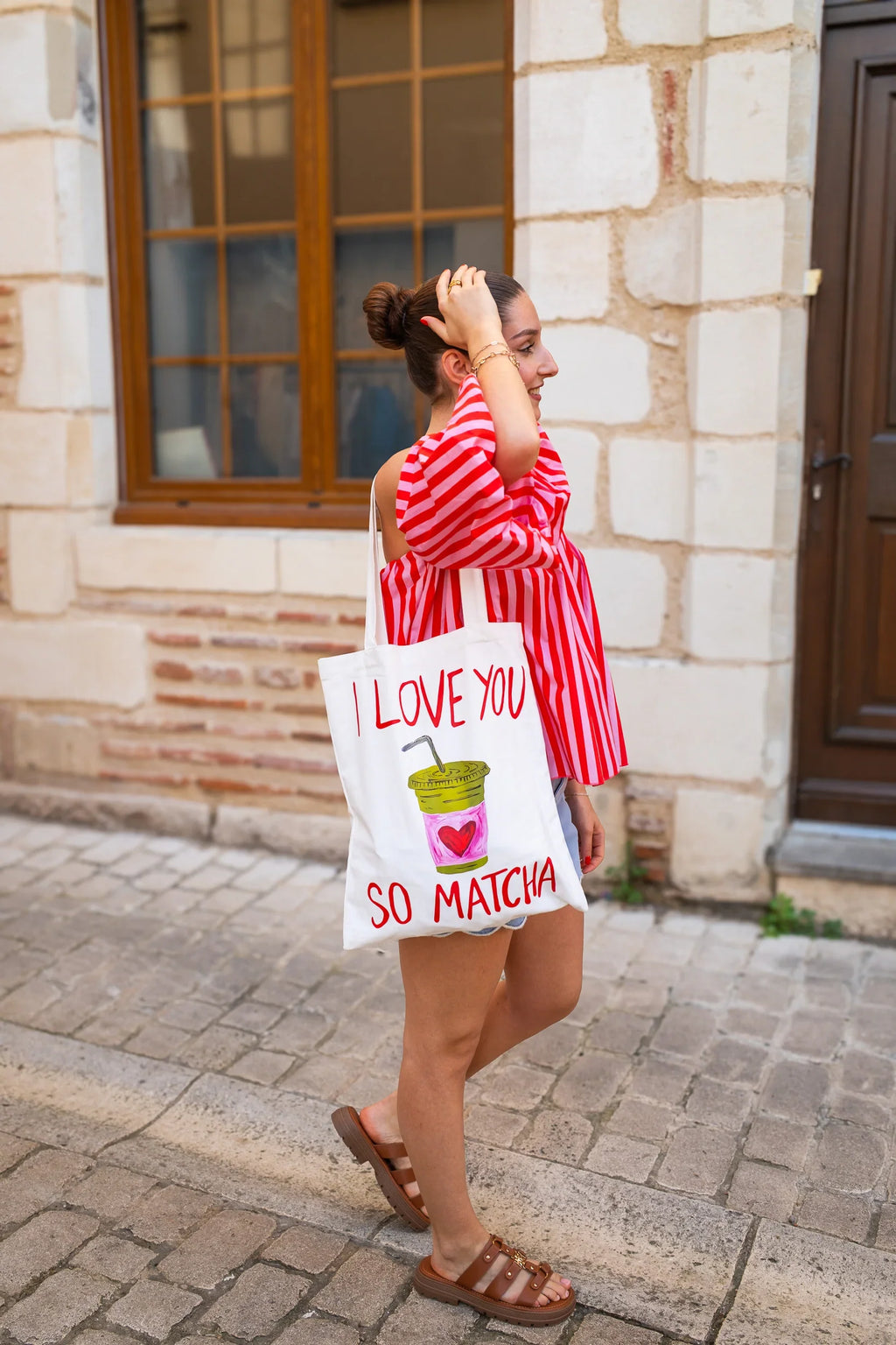 Torba płócienna Love Matcha