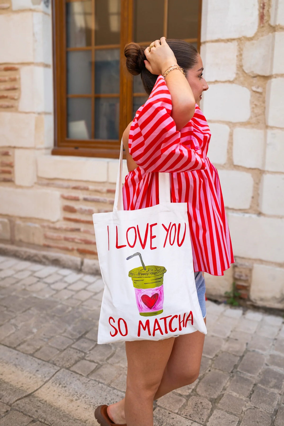 Torba płócienna Love Matcha