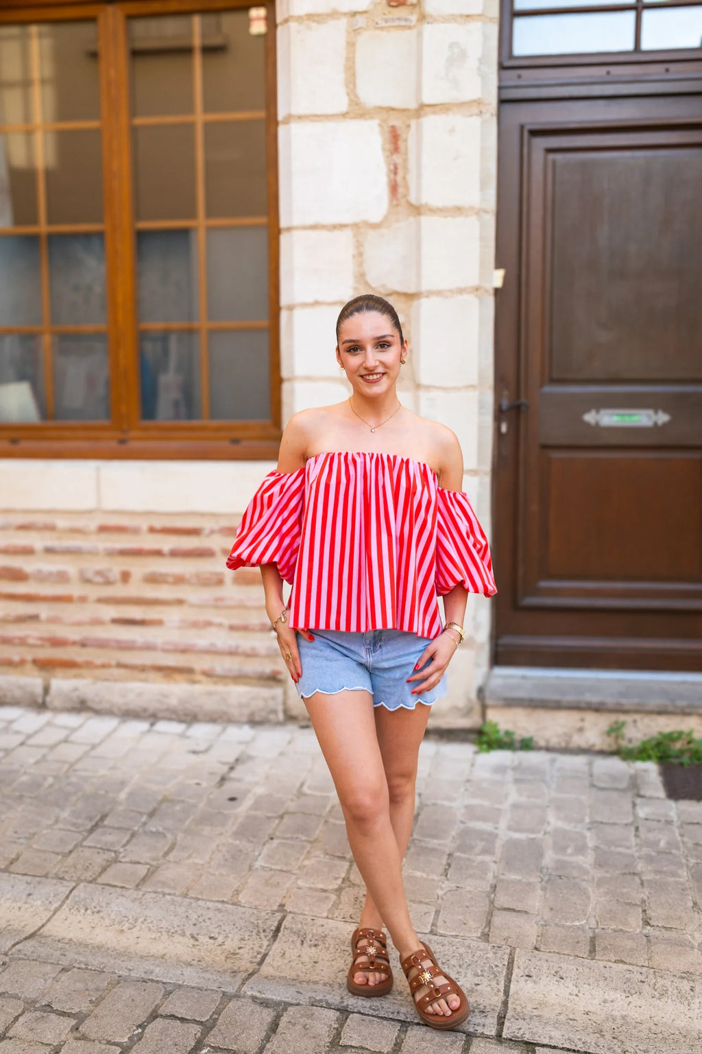 Blusa Cora Rosa