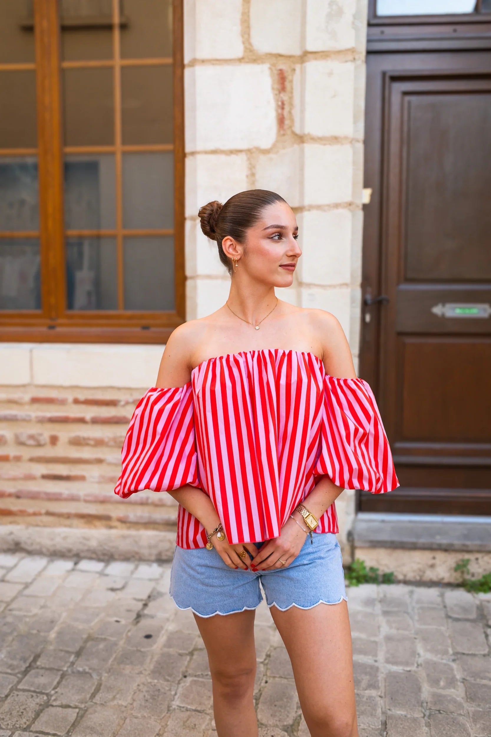 Blusa Cora Rosa