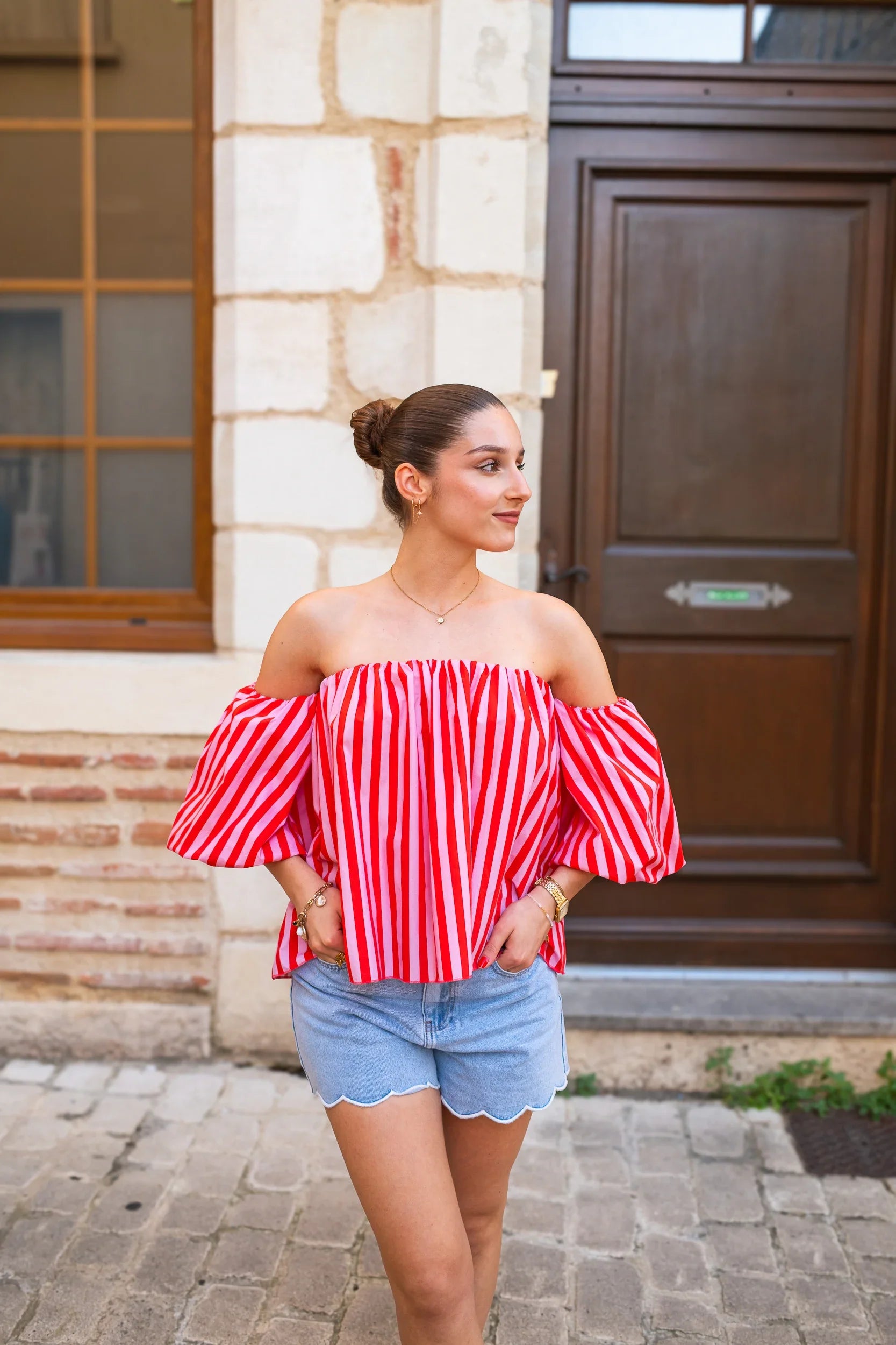 Blusa Cora Rosa