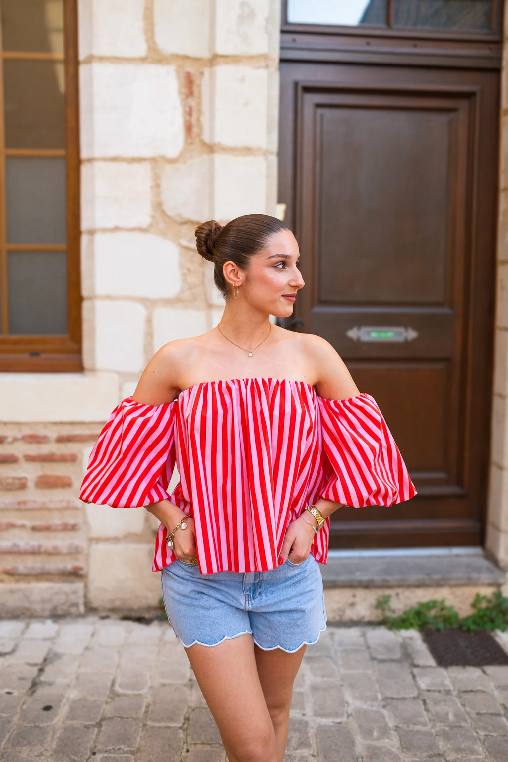 Blusa Cora Rosa