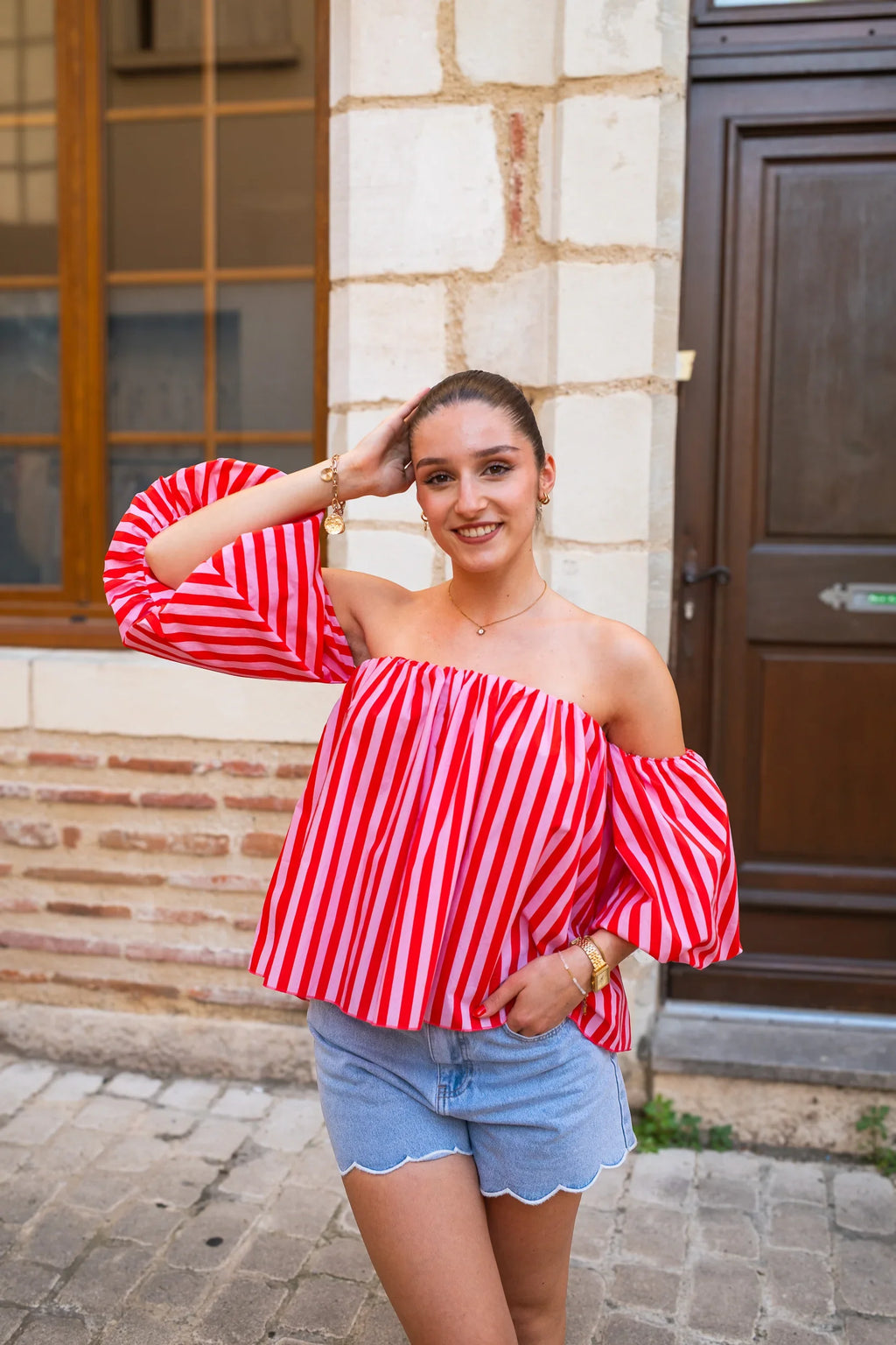Blusa Cora Rosa