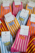 Cool Mom Glitter Socks Pink