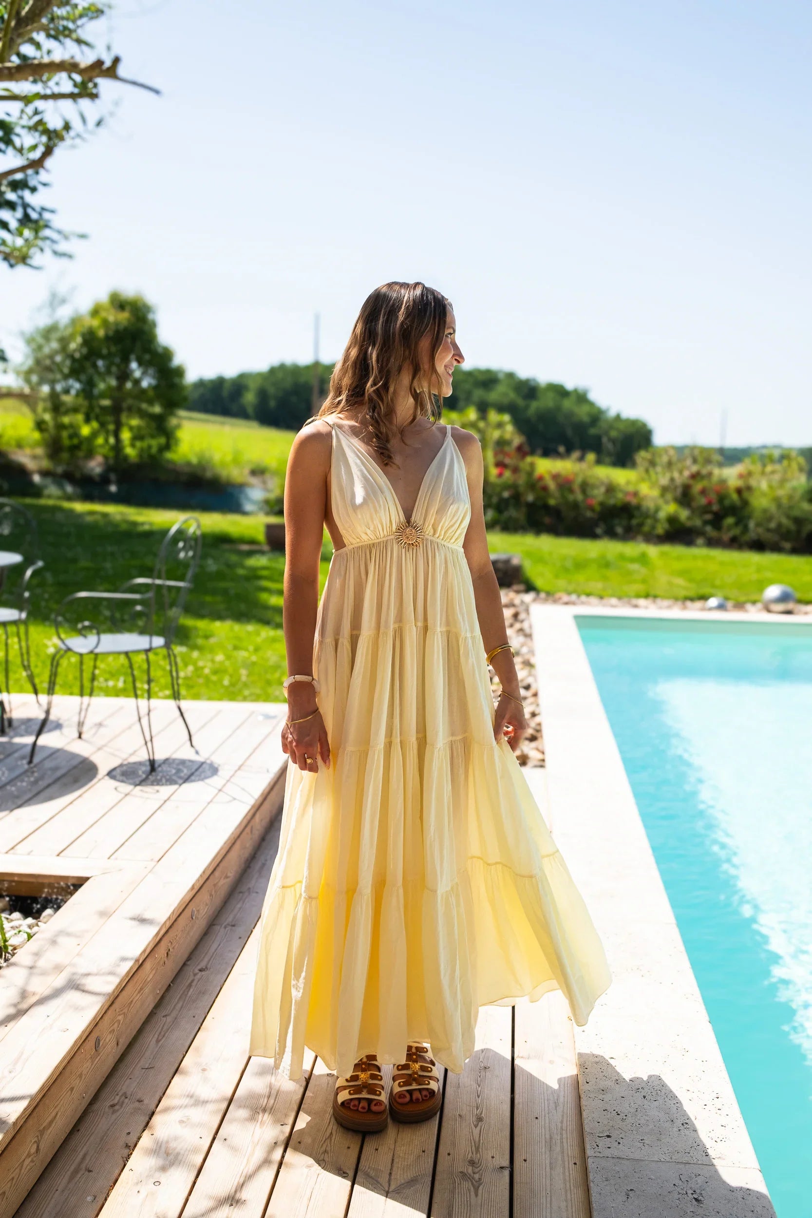Charline Yellow Dress