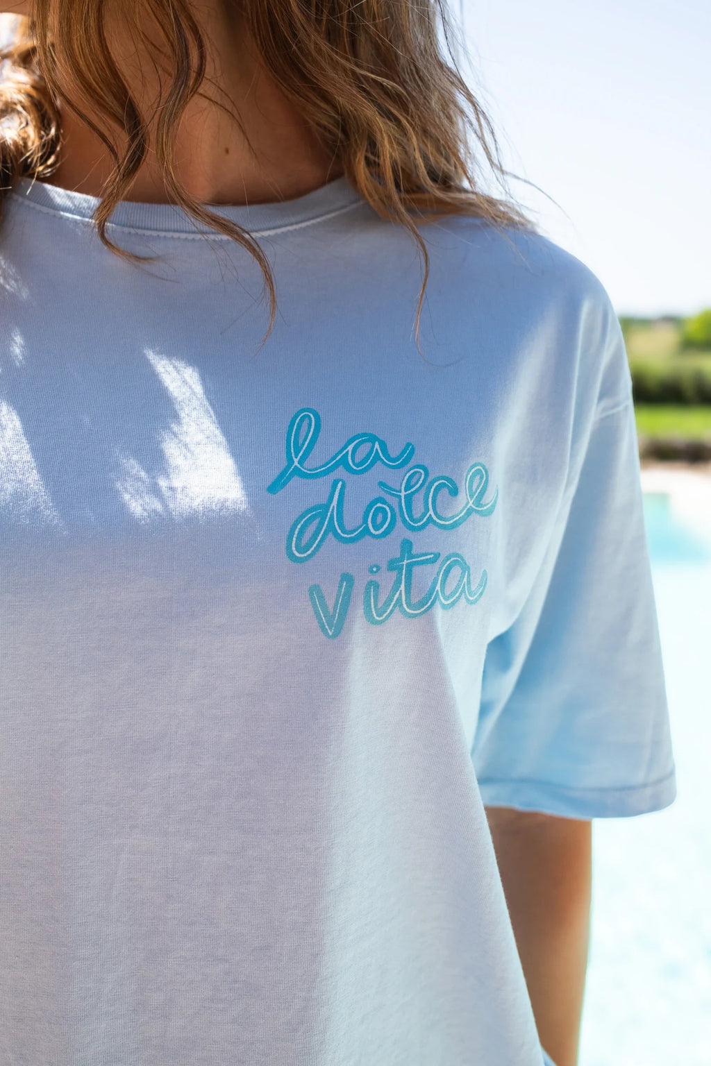La Dolce Vita Blue T-Shirt