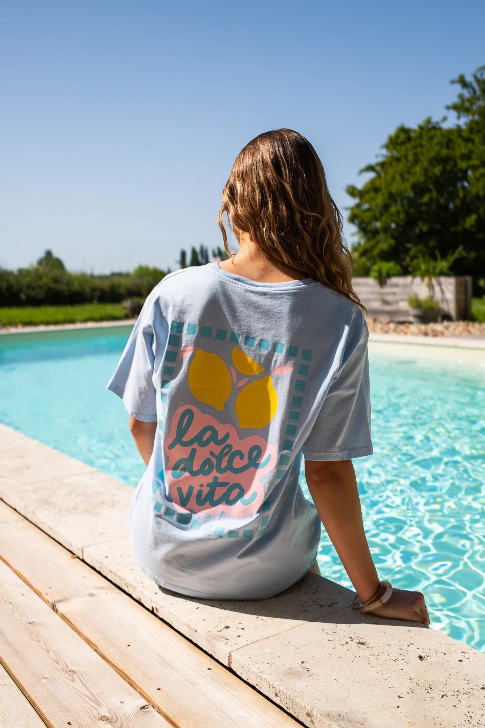 La Dolce Vita Blue T-Shirt