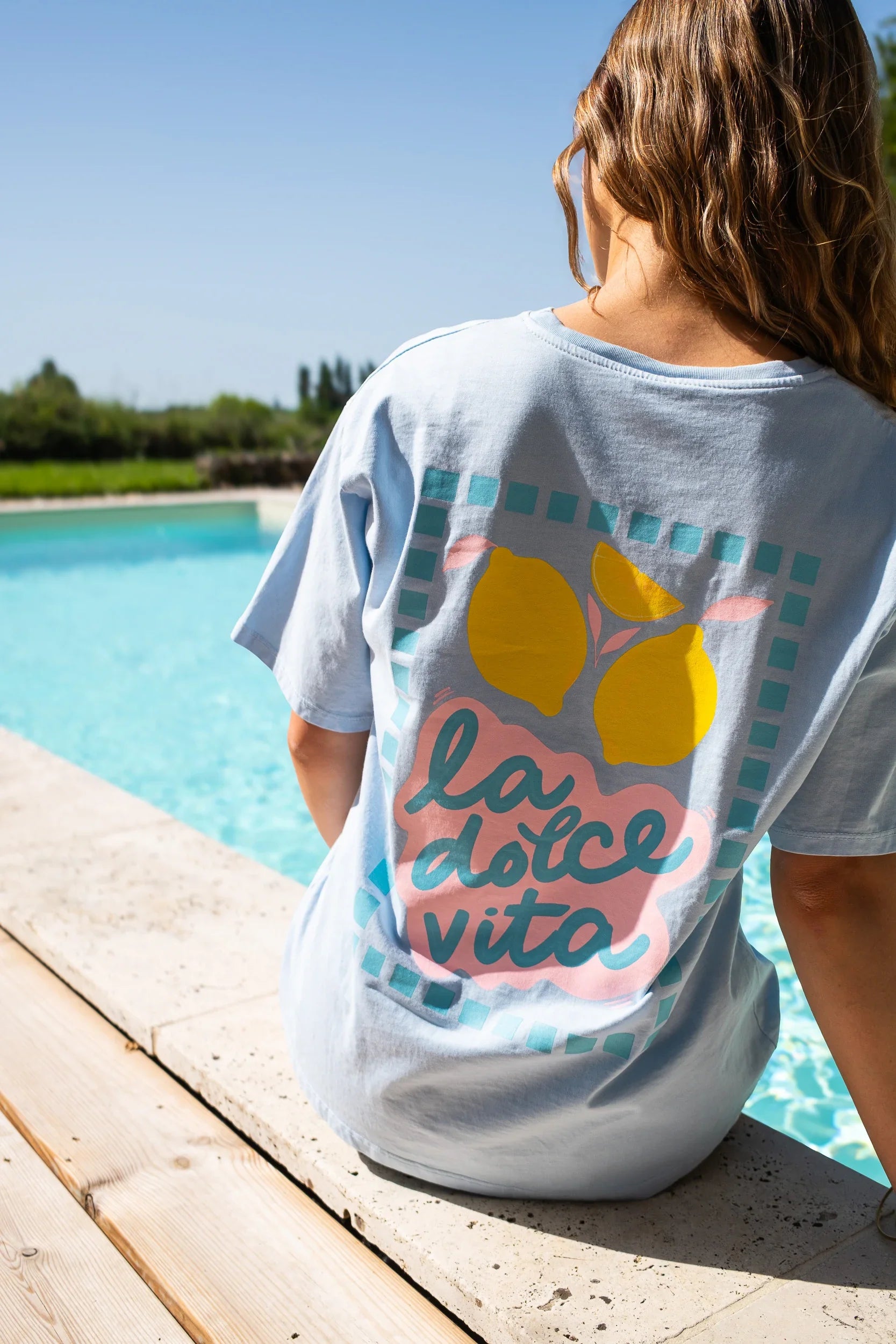 La Dolce Vita Blue T-Shirt