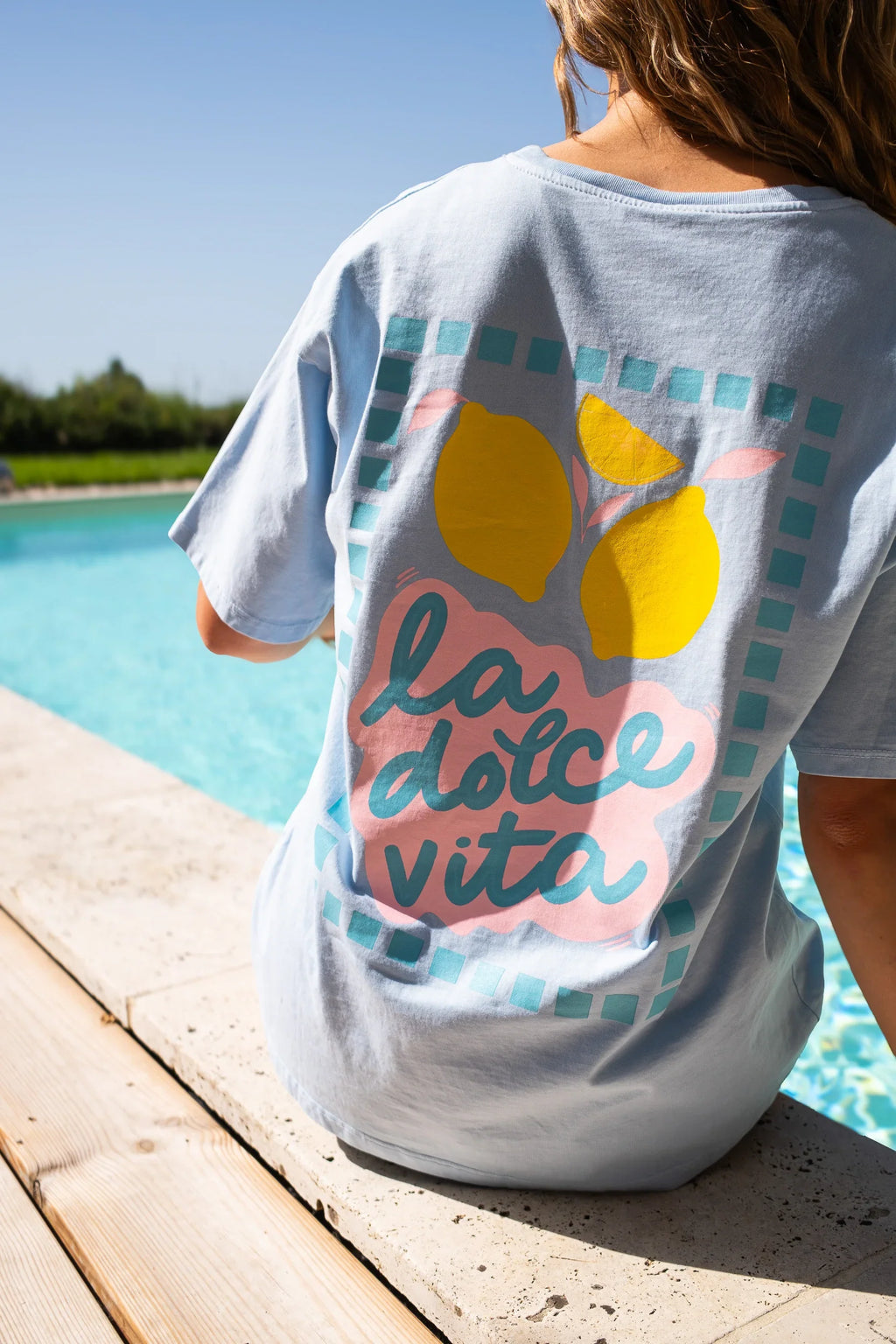 La Dolce Vita Blue T-Shirt
