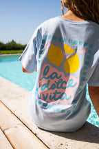 La Dolce Vita Blue T-Shirt