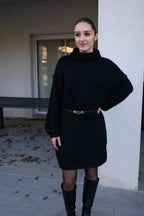 Strickkleid Mara – Schwarz