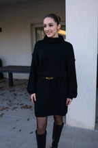 Strickkleid Mara – Schwarz