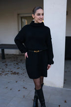 Strickkleid Mara – Schwarz