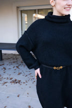 Strickkleid Mara – Schwarz