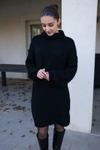 Strickkleid Mara – Schwarz