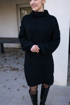 Strickkleid Mara – Schwarz