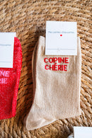 Chaussettes Copine Chérie Beiges