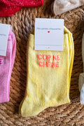 Yellow Copine Chérie Socks