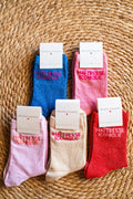 Chaussettes Maîtresse Iconique Bleues