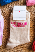 Chaussettes Maîtresse Iconique Beiges