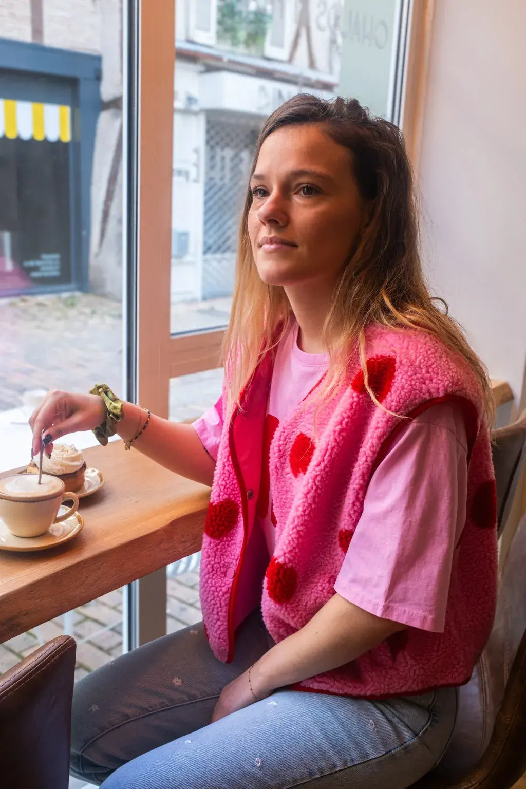 Vest Câline - Lyserød