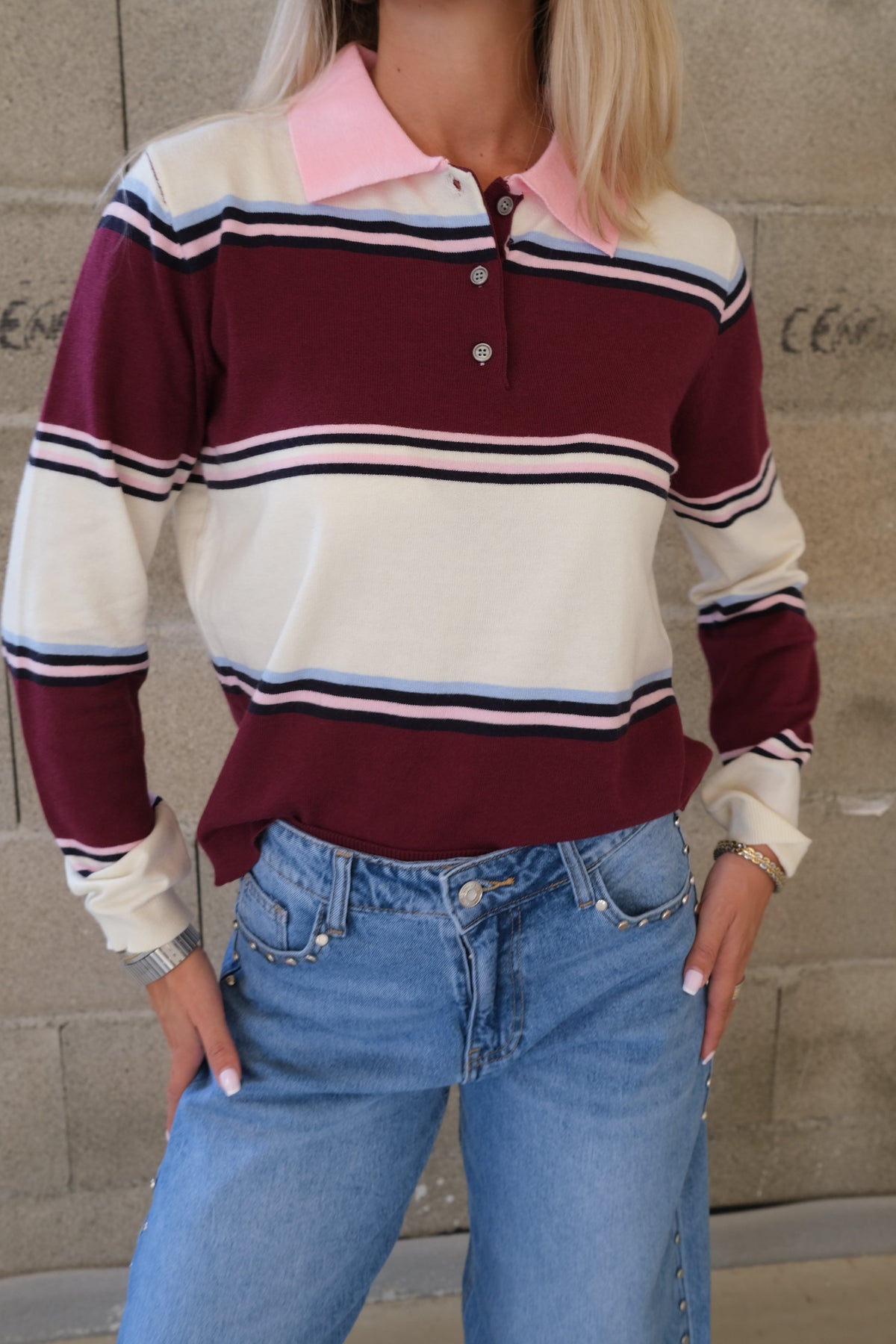 Pull Amber Bordeaux