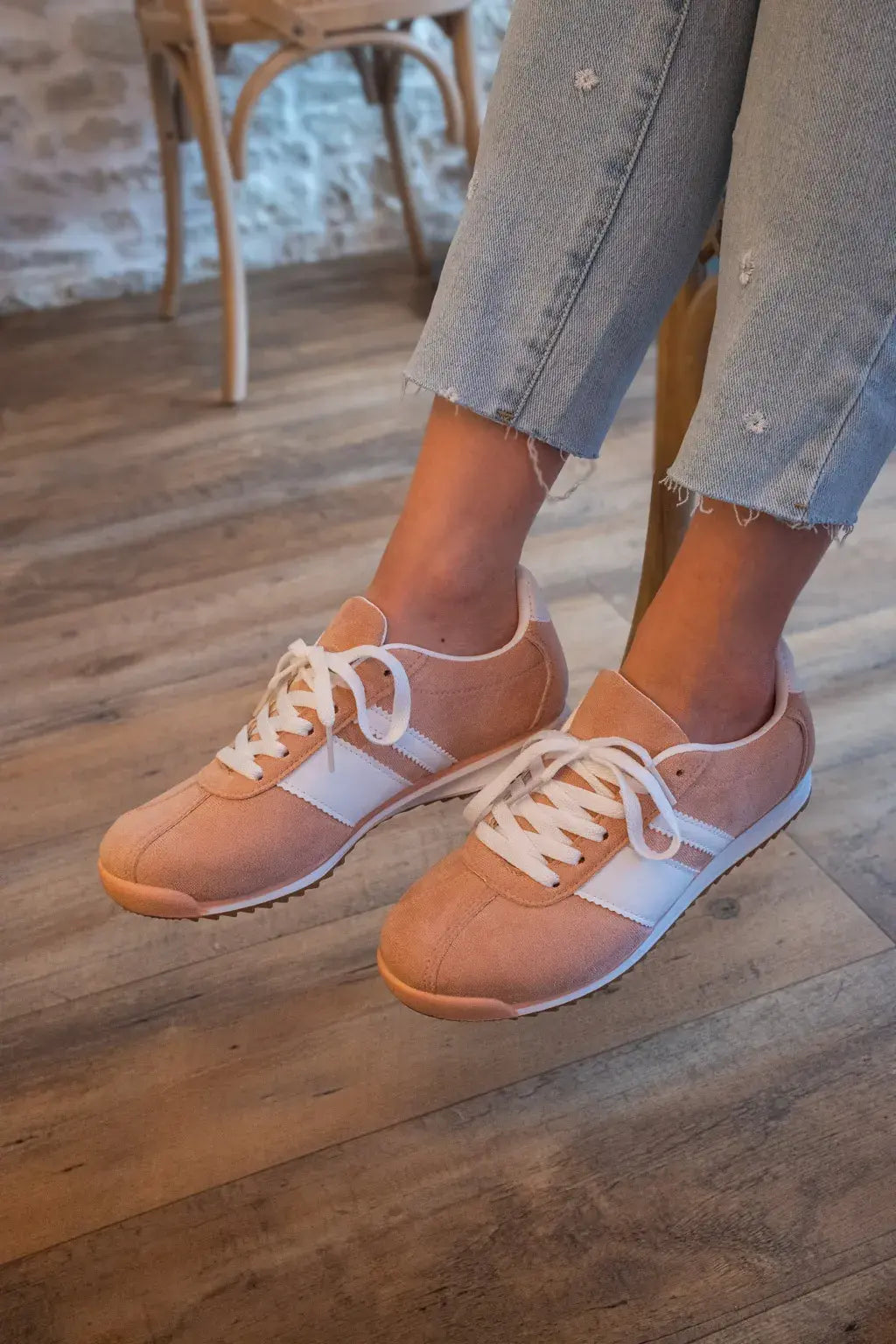 Carmine Pink Sneakers
